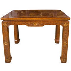 John Widdicomb Chinoiserie Lacquered Table
