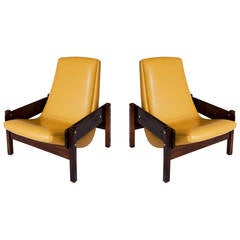 Rare Pair of "Vronka" Chair by Sergio Rodrigues