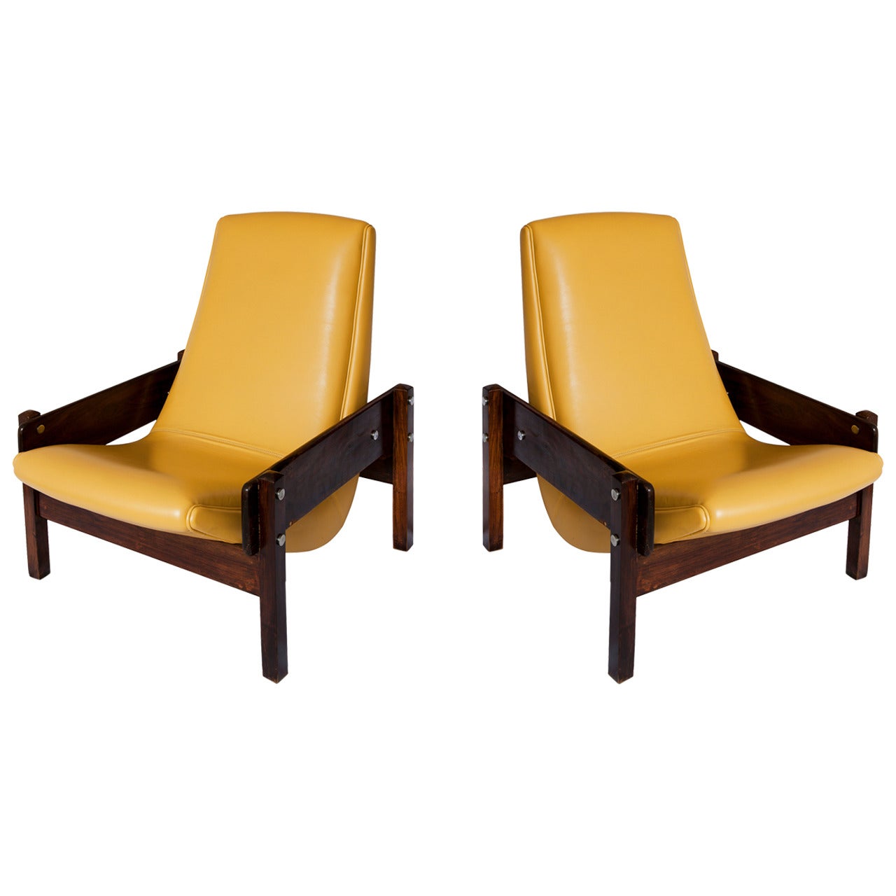 Rare Pair of "Vronka" Chair by Sergio Rodrigues
