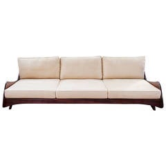 Rare Jacaranda Sofa by Jorge Zalszupin from the 1970s 1