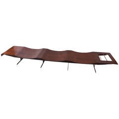 Onda Bench by Jorge Zalszupin