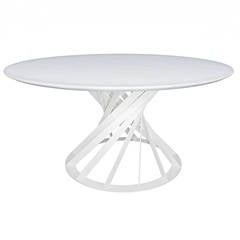Spin Dining Table with Marble Top