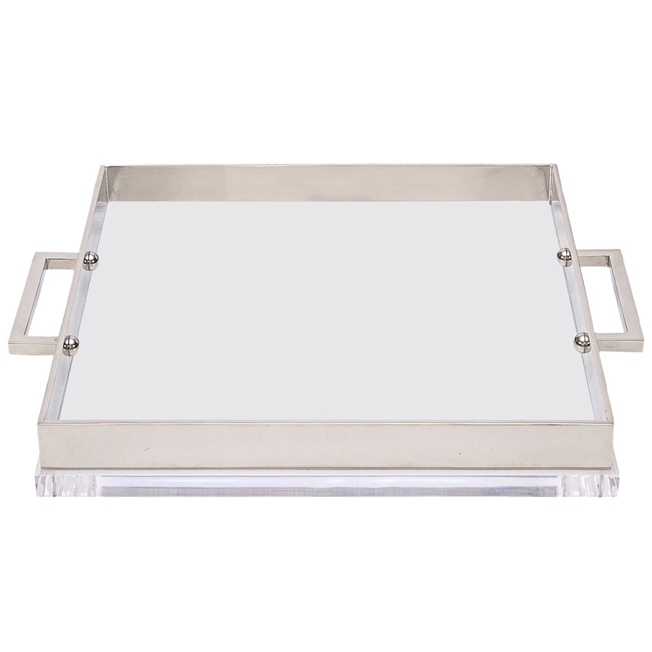 Mies Acrylic Tray by Michael Dawkins For Sale