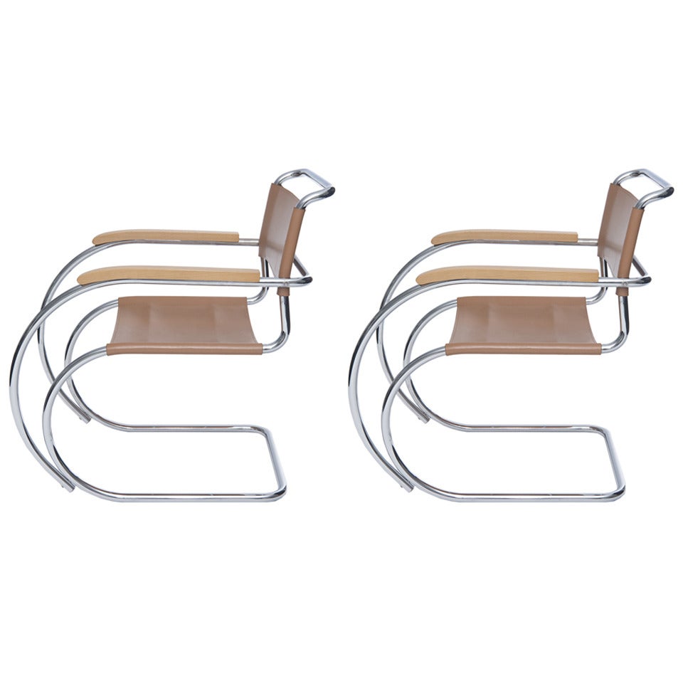 MR Lounge Chairs by Mies Van der Rohe