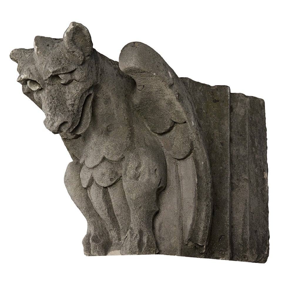 19th Century Stone Gargoyle For Sale