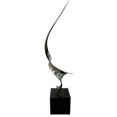 Impressive Stainless Steel Sculpture by Lou Pearson