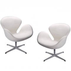 Pair of Swan Chairs