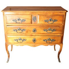 19th Century Commode on Carved Legs
