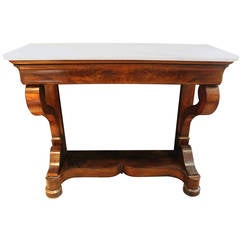 Antique Marble Console Wall Table