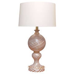 Dino Martens Murano Glass Lamp