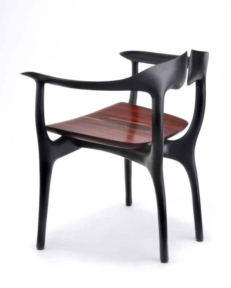American Swallowtail Chair - Ebonized with Cocobolo For Sale