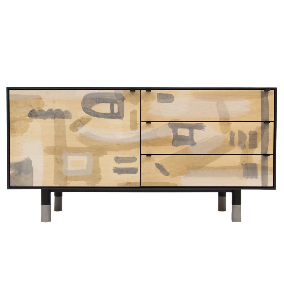 Painted Credenza For Sale