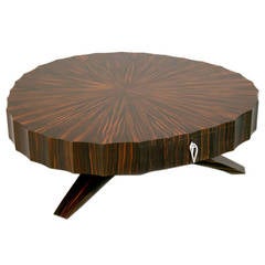 Coffee Table in Macassar Ebony
