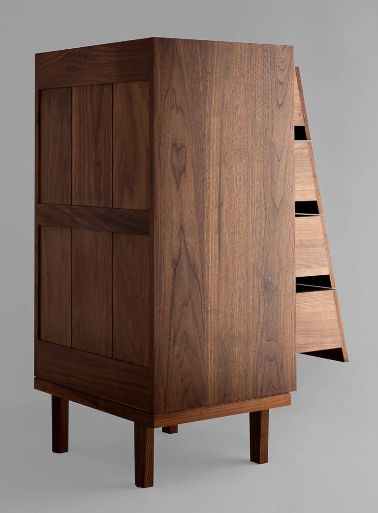 Contemporary Juglans Chest of Drawers For Sale