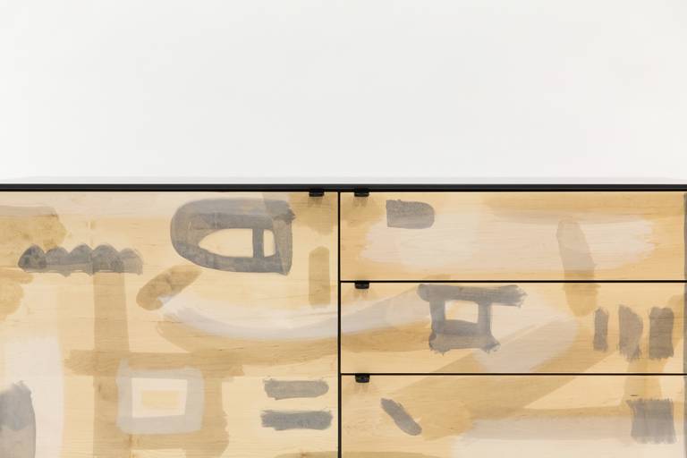 Contemporary Painted Credenza For Sale