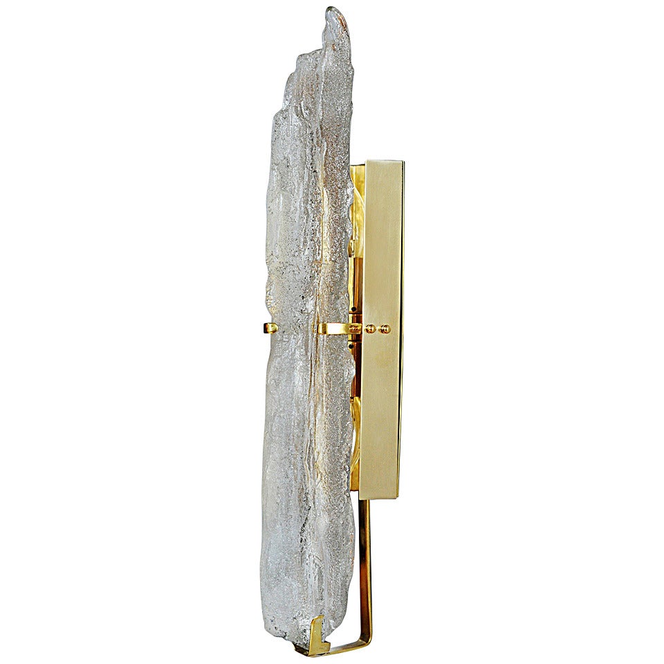 Glass TOTEM Sconce For Sale