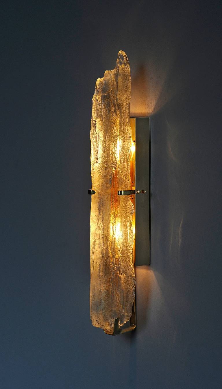 American Glass TOTEM Sconce For Sale