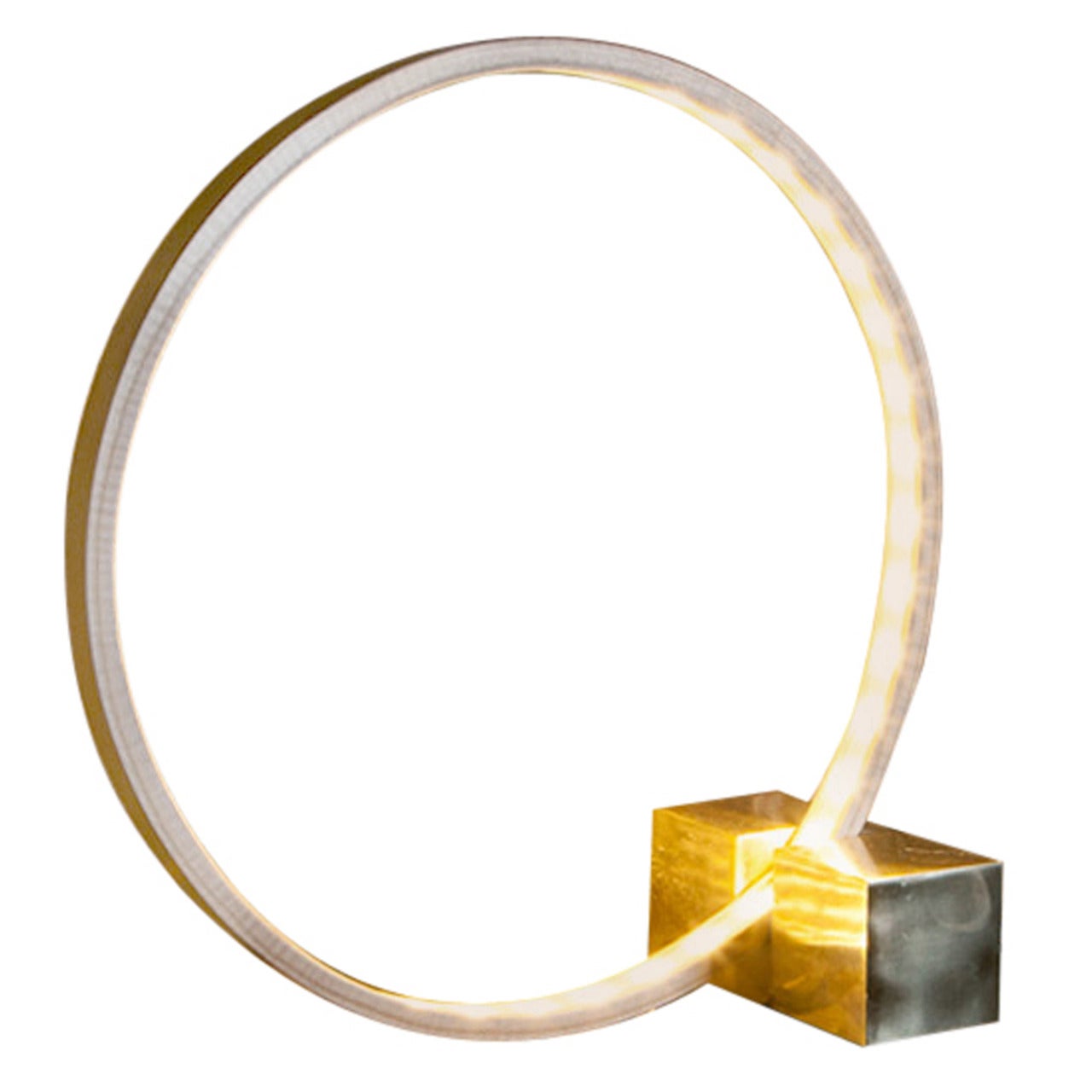 Hoop and Stick Lamp