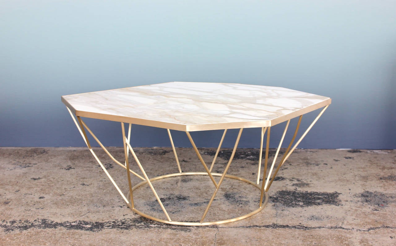 Facet Cocktail Table In New Condition For Sale In New York, NY