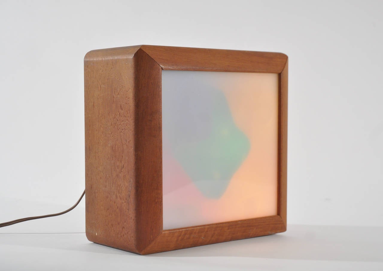 A period Psychedelic light box for all of you Dead fans out there.  Billy Faier was an artist who owned a gallery called The Light Box in Woodstock, NY in the late 60s and 70s (note: before Woodstock occured).  He was an eccentric part of town as he