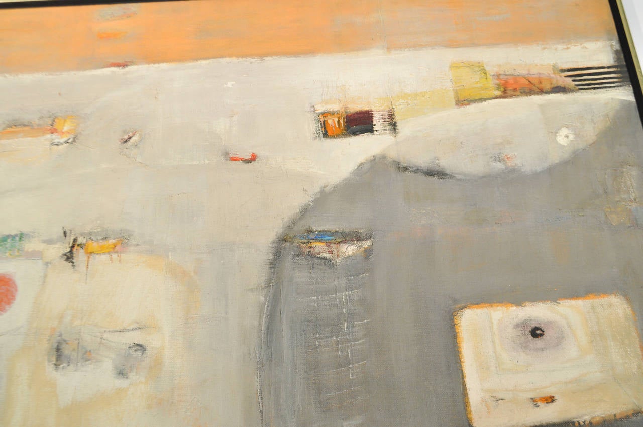 Emma Ehrenreich American Artist Abstract Oil on Canvas In Good Condition In Westport, CT
