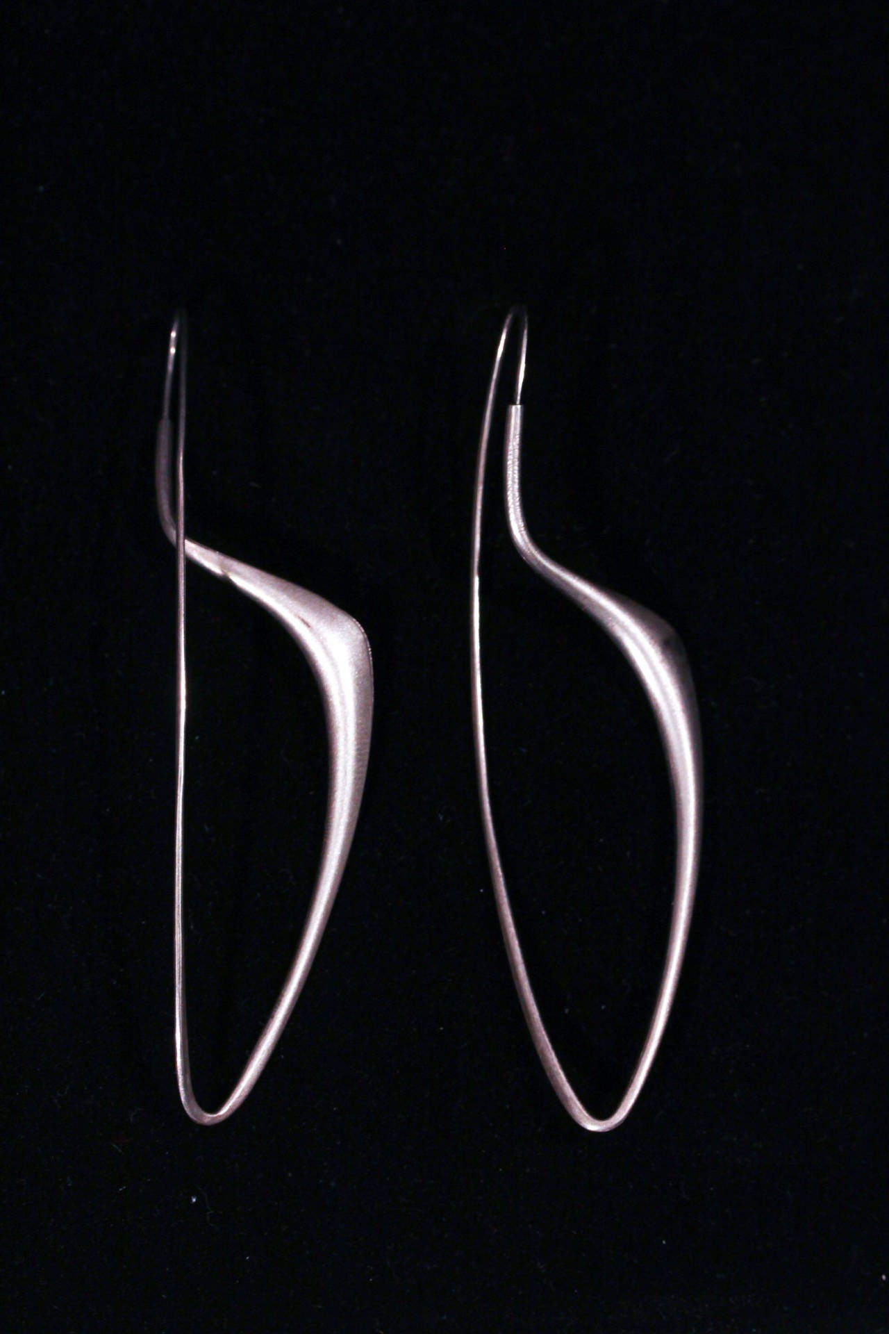 Igor Kuznetsov Sterling Modernist Earrings For Sale 1