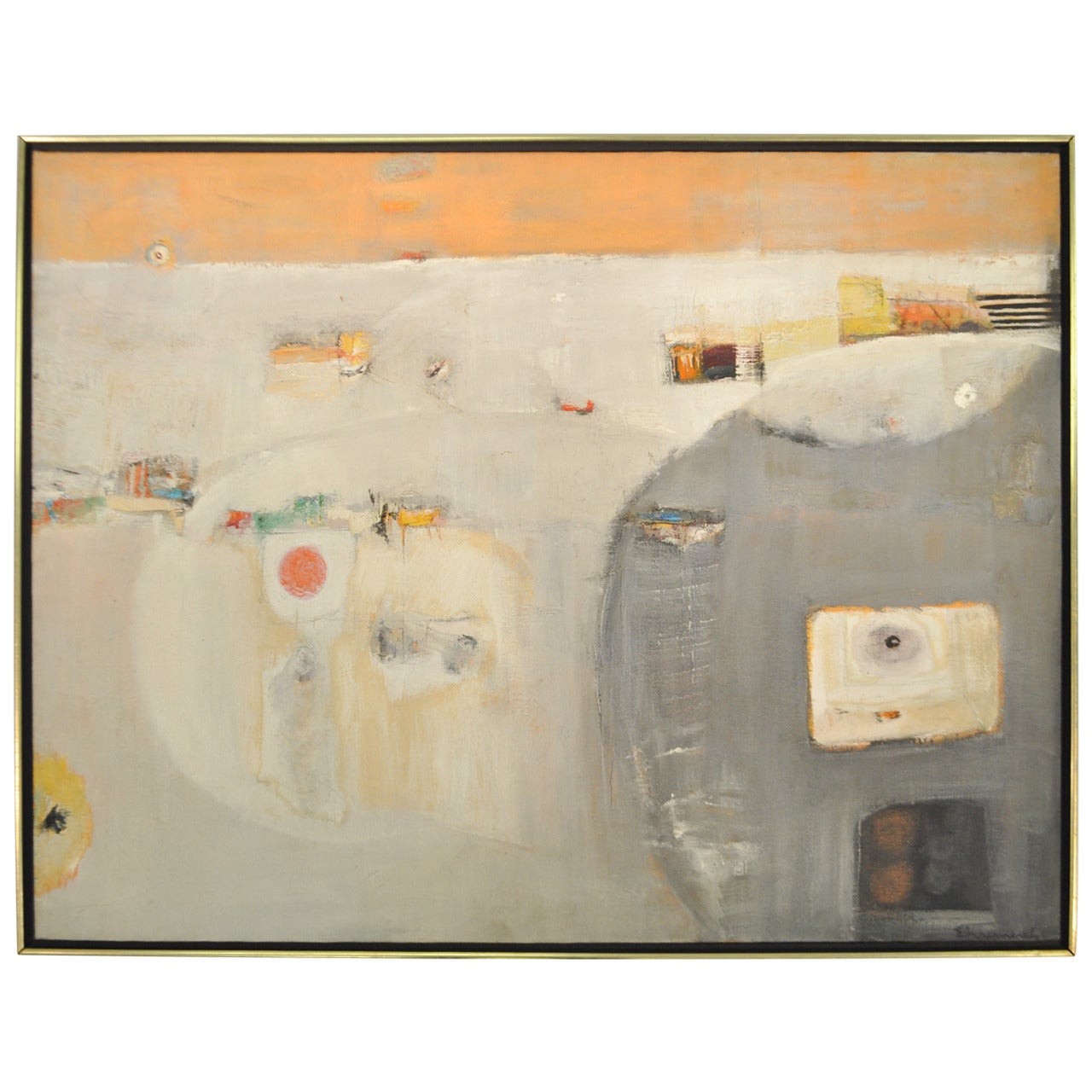 Emma Ehrenreich American Artist Abstract Oil on Canvas