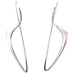 Igor Kuznetsov Sterling Modernist Earrings