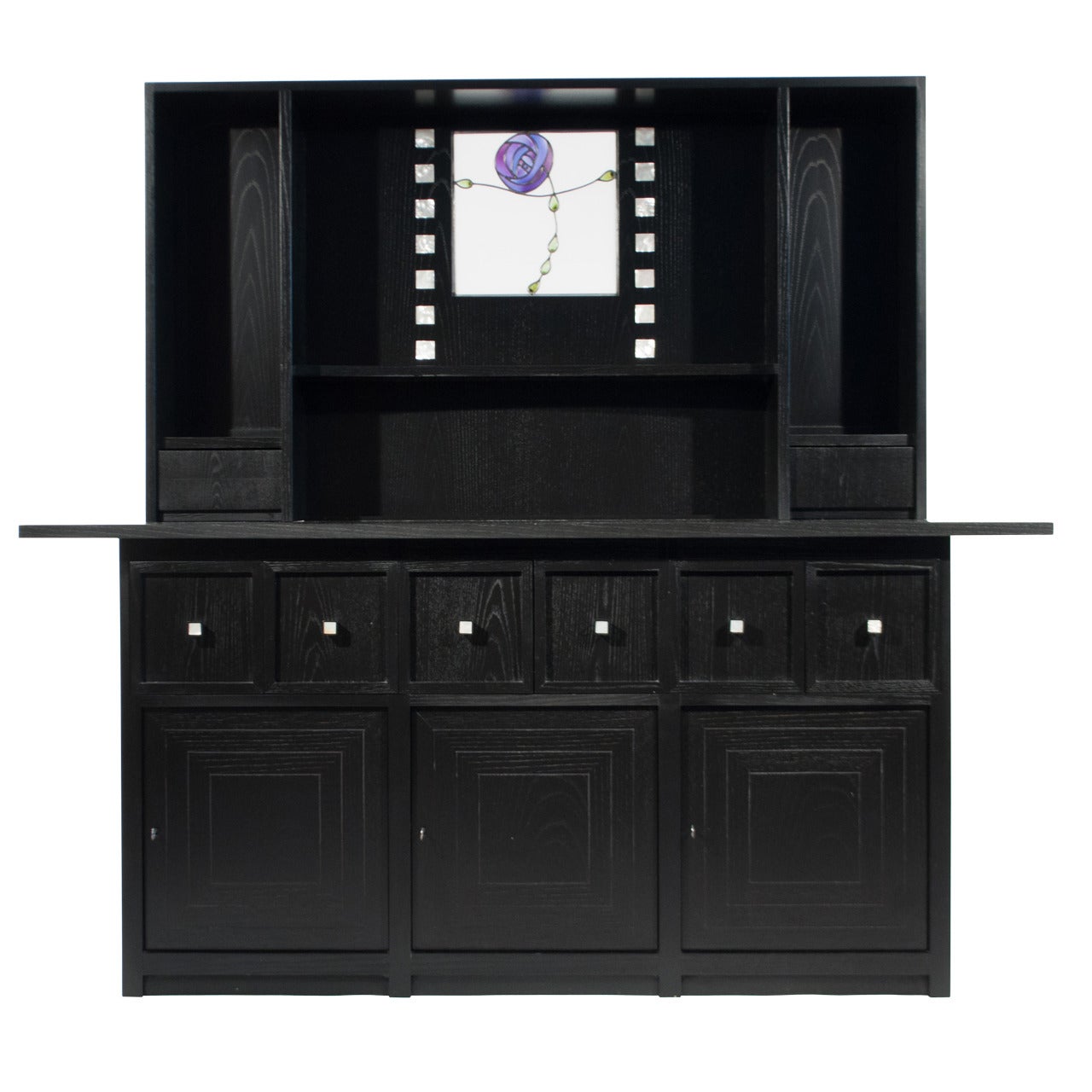 Charles Rennie Mackintosh, Cassina, D.S.5 Sideboard with Hutch For Sale