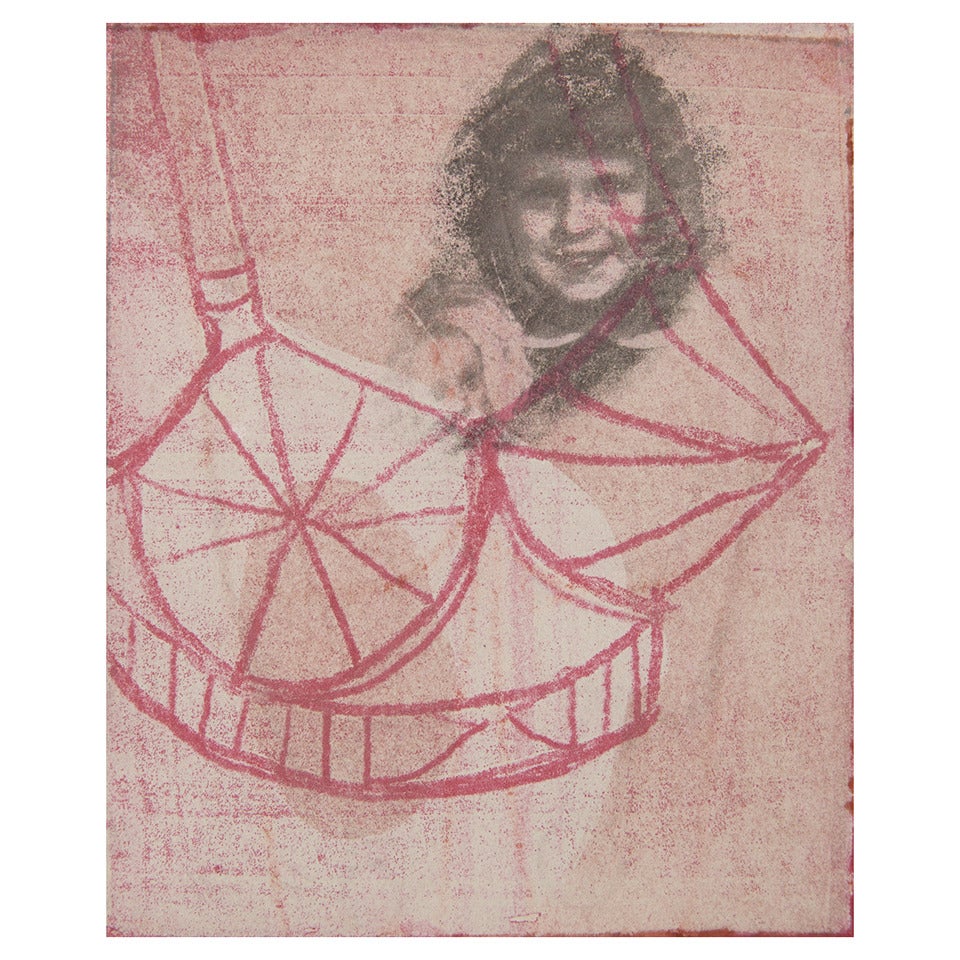 Susan Newbold "Coming of Age" Monoprint For Sale