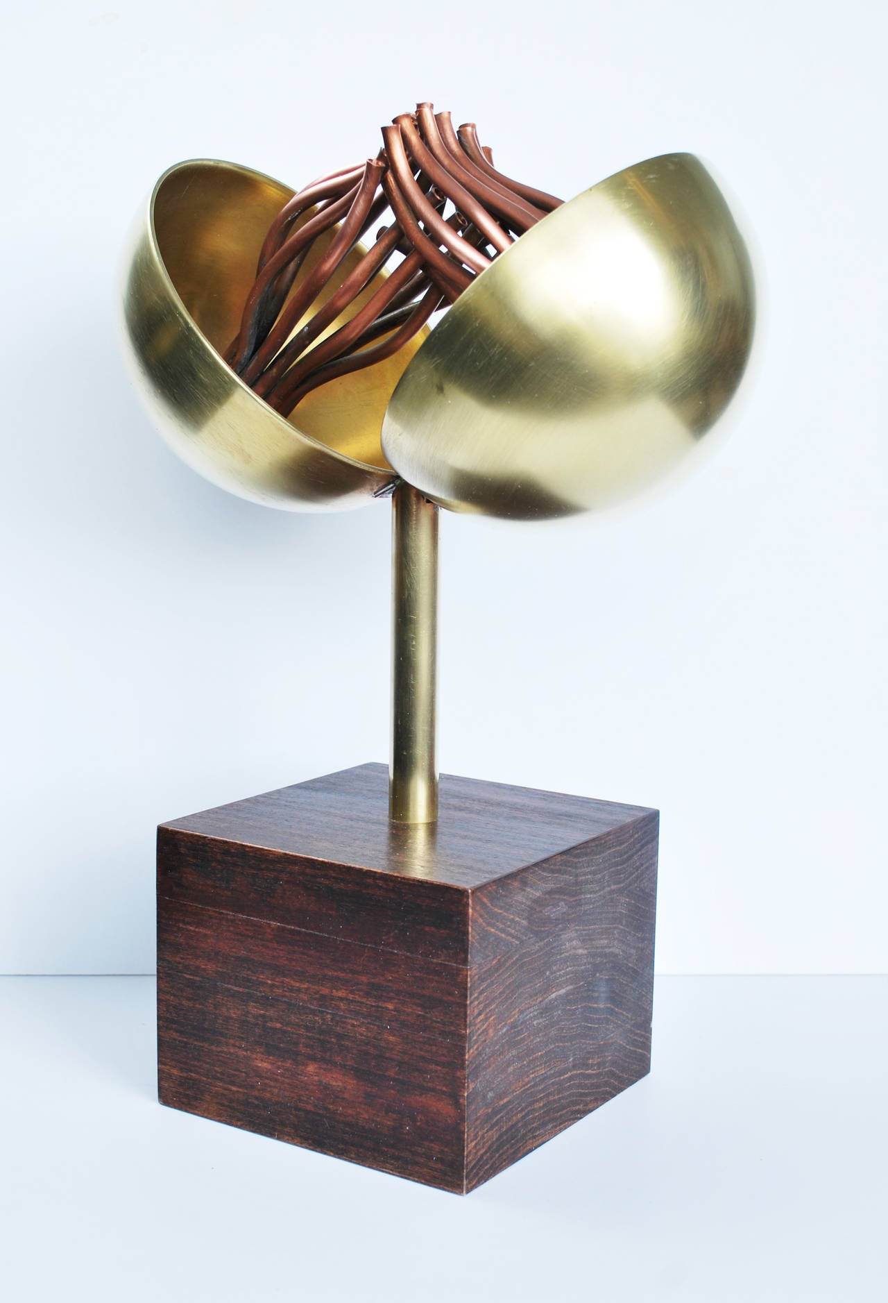 Brass, Copper, Wood, edition of 5, executed 2013.

Dimensions: H 14