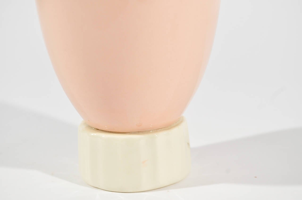 Post-Modern Belgian Ceramic Vase In Good Condition For Sale In Westport, CT