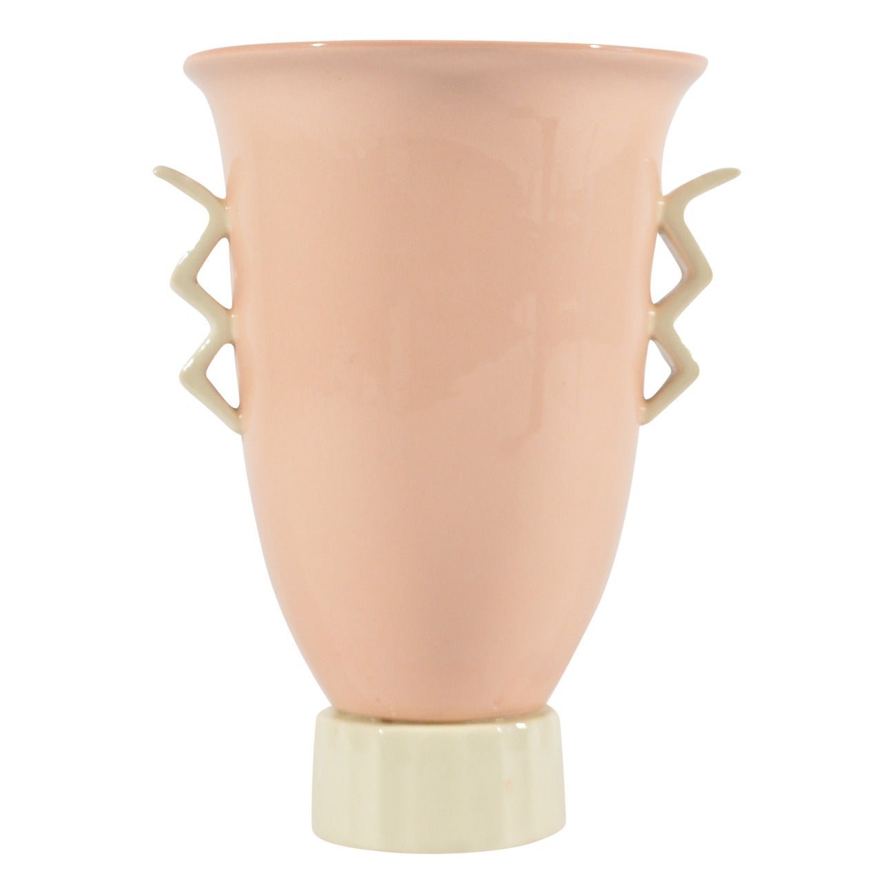 Post-Modern Belgian Ceramic Vase For Sale