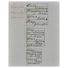 Ray Johnson, Mailer Art, "Dear Whitney Museum, I Hate You, Love Ray Johnson"