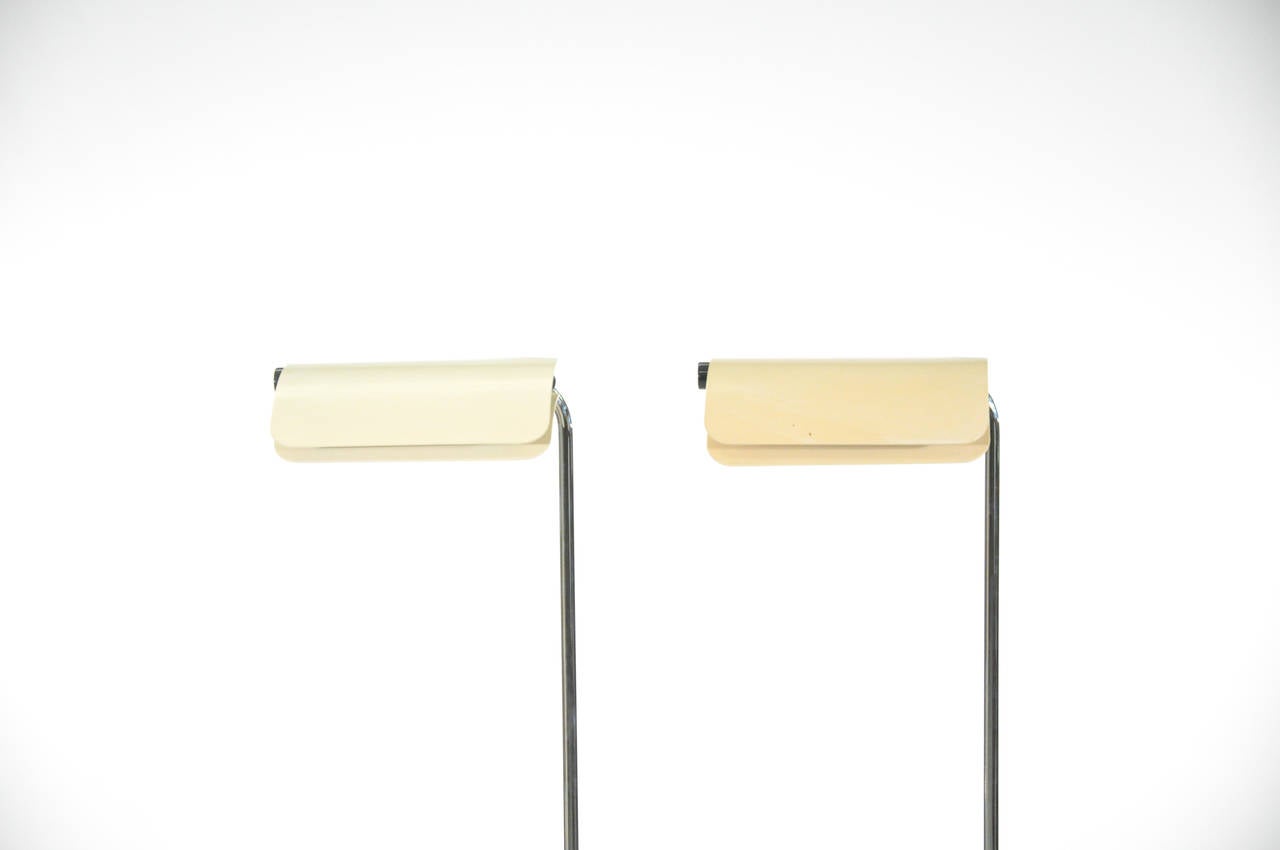 Post-Modern Bruno Gecchelin Pair of Floor Lamps For Sale