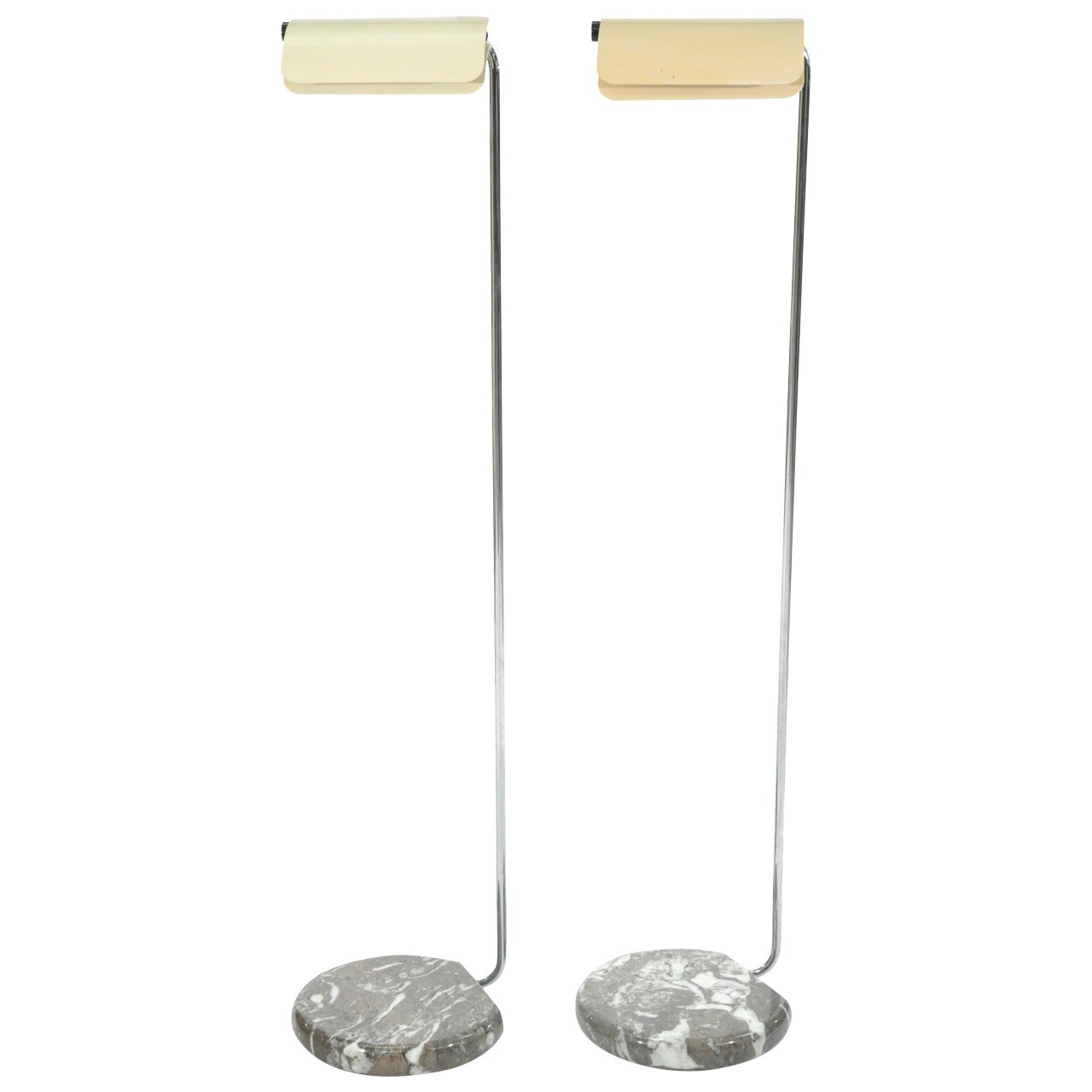 Bruno Gecchelin Pair of Floor Lamps For Sale