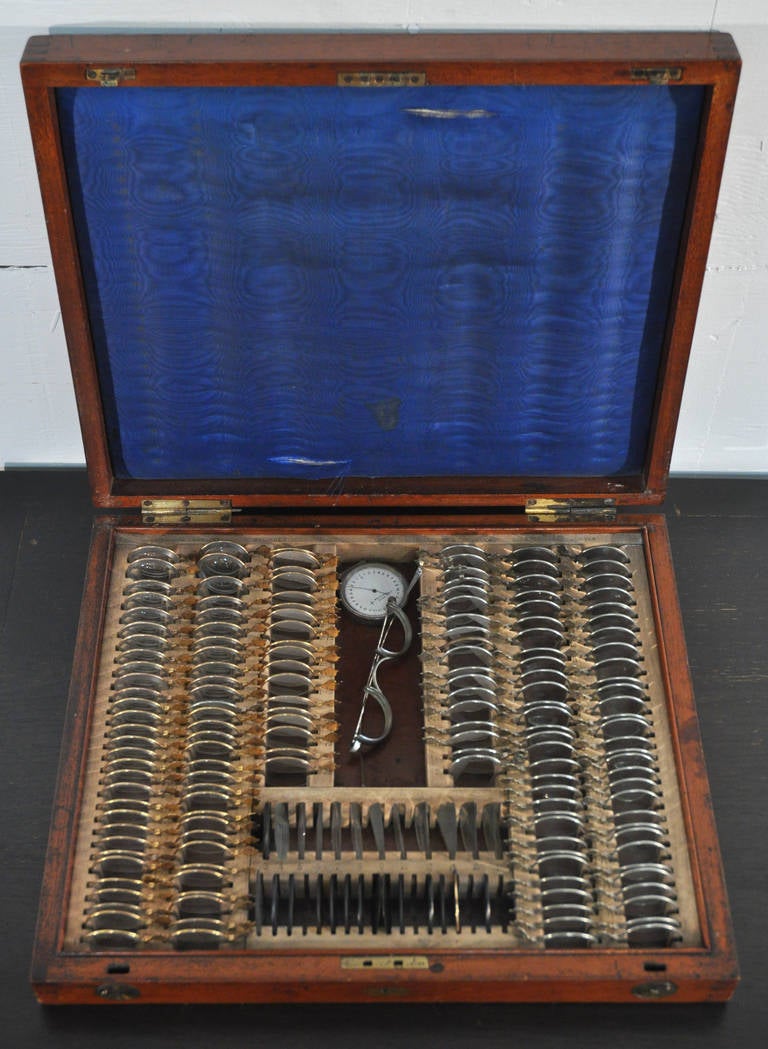 19th Century Optometrist Lens Case For Sale at 1stDibs