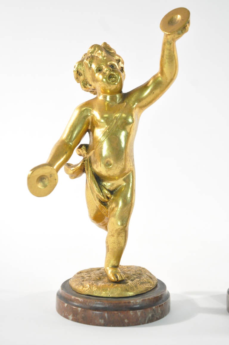 19th Century Bronze Cherub Band after Claude Michel Clodion For Sale 2