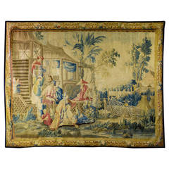 Exceptional Aubusson Tapestry with Chinese Decor