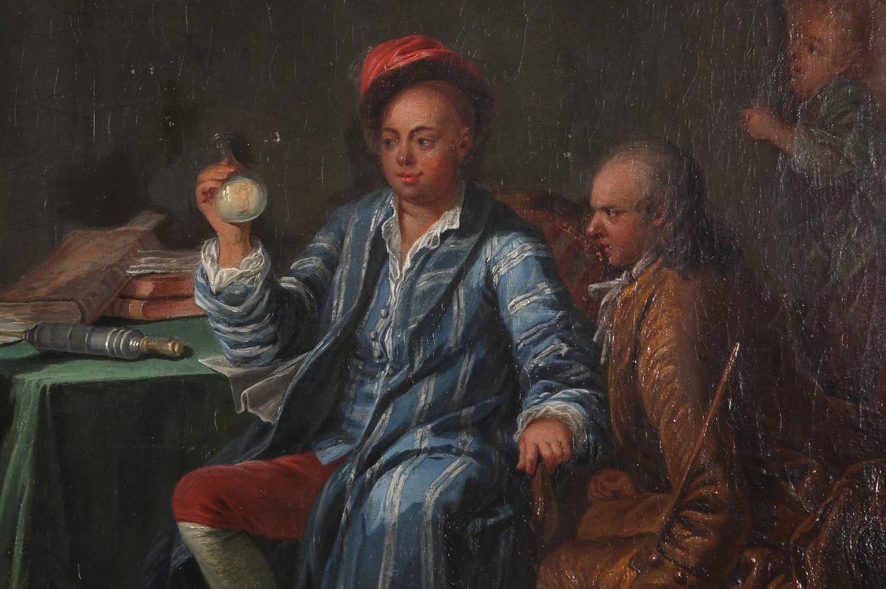 Joseph Balsamo, Comte De Cagliostro Painting by Pierre Alexandre Wille For Sale 2