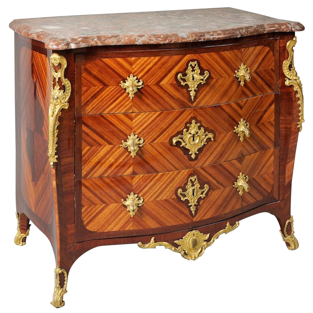 Exceptional Regency Commode Stamped by BVRB For Sale