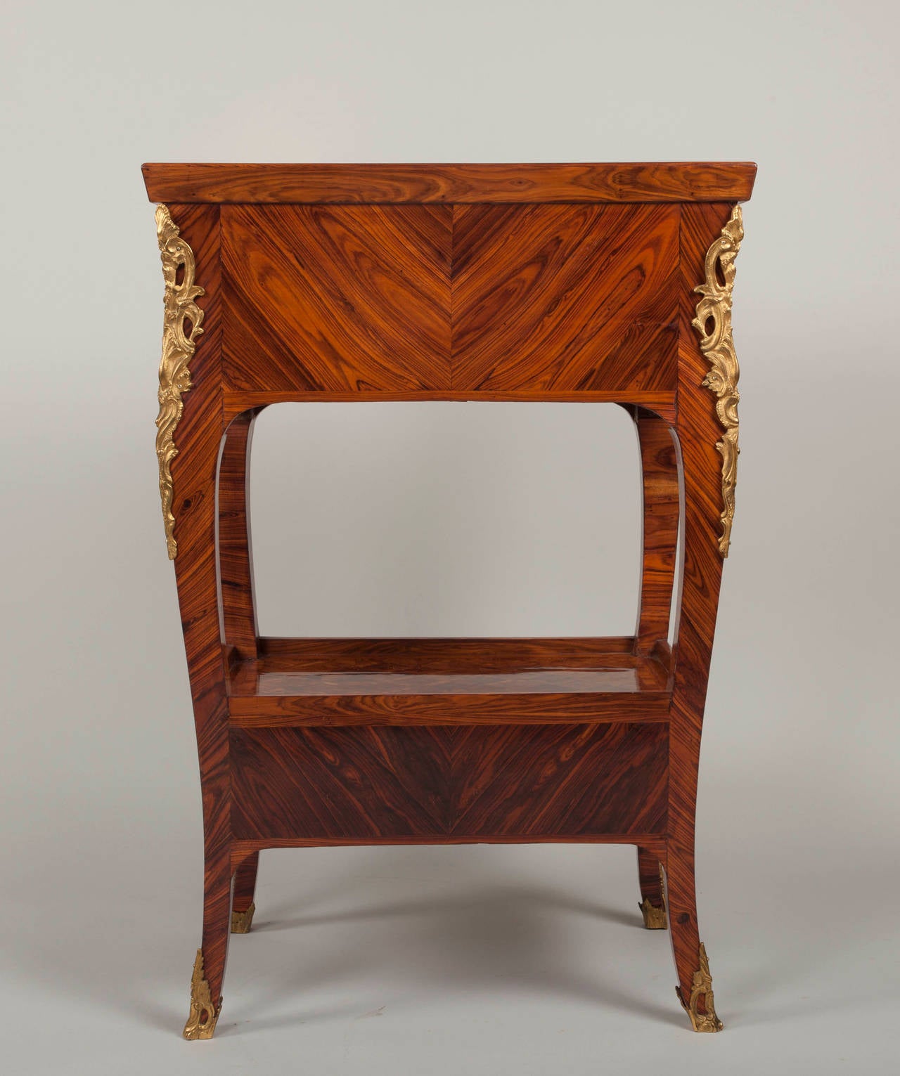 18th Century Louis XV Kingwood Chiffonniere Table Stamped by Criaerd