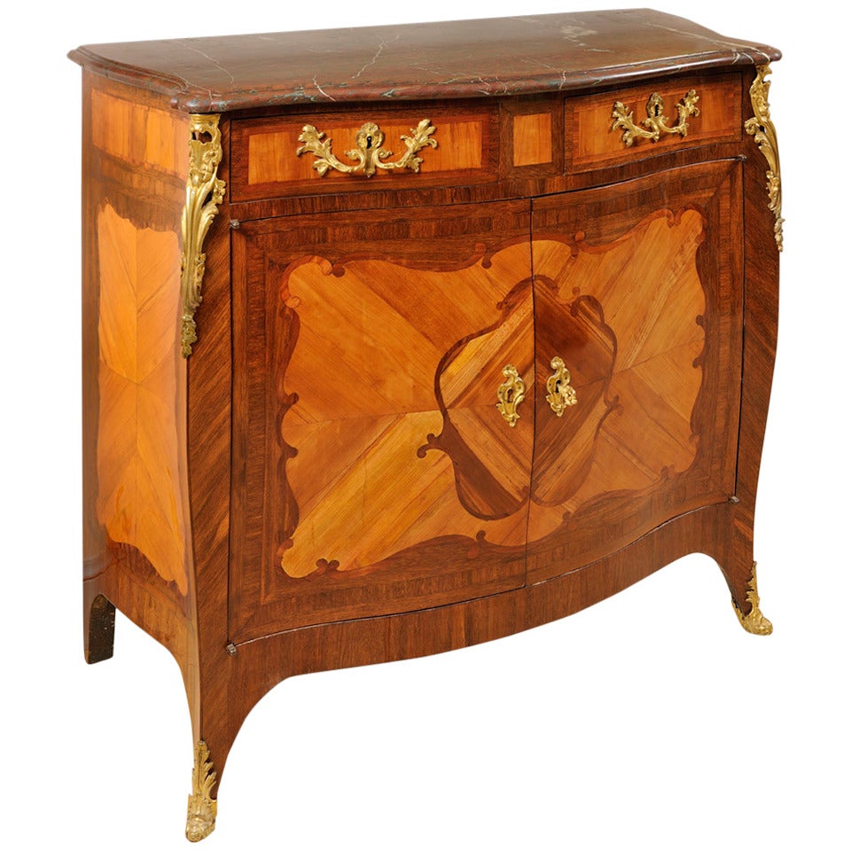 Rare French Louis XV Buffet Bahut Stamped by Lebesgue For Sale