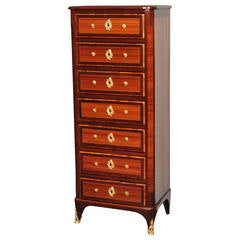 French Chest of Seven Drawers from the Transition Period
