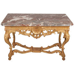 Exceptional French Regence Console Table