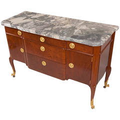 Transition Mahogany Commode Attributed to Jean-François Oeben