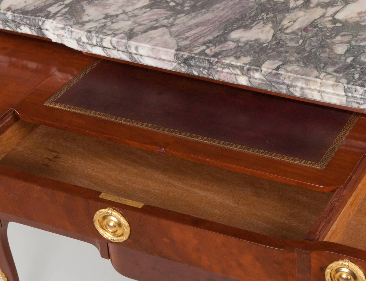 Transition Mahogany Commode Attributed to Jean-François Oeben at 1stDibs