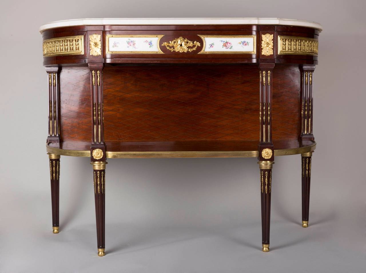 Console or Sideboard from the Louis XVI Period, Stamped by Riesener 3