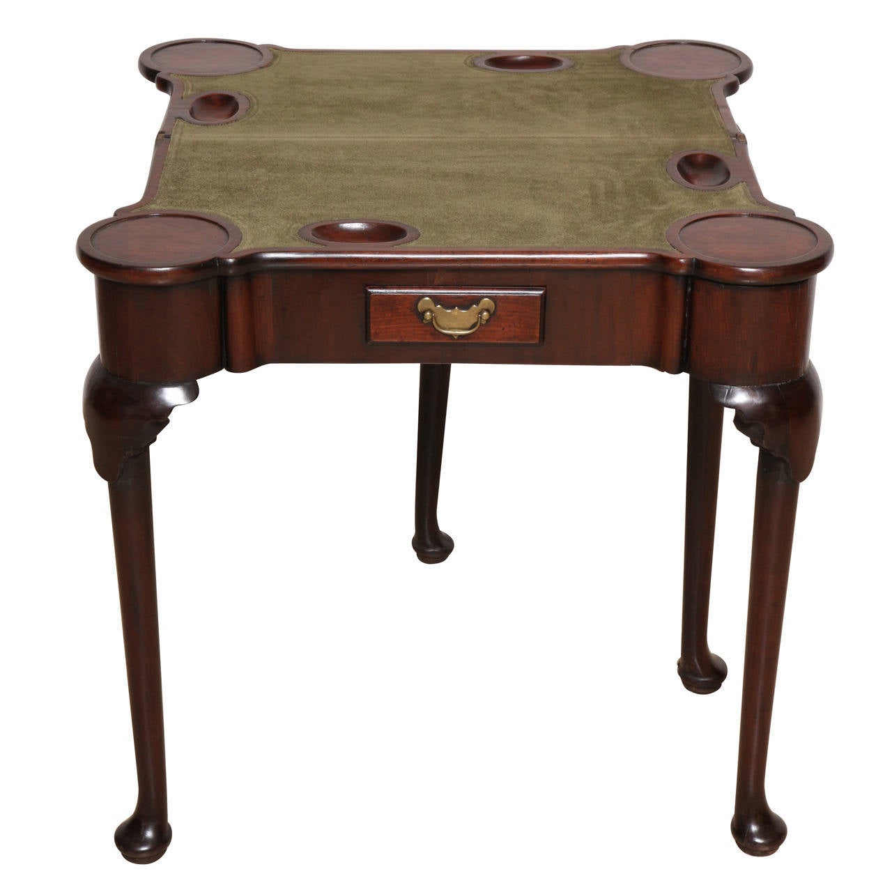 George II Mahogany Console Games Table