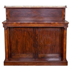 Regency Rosewood Chiffonier Side Cabinet